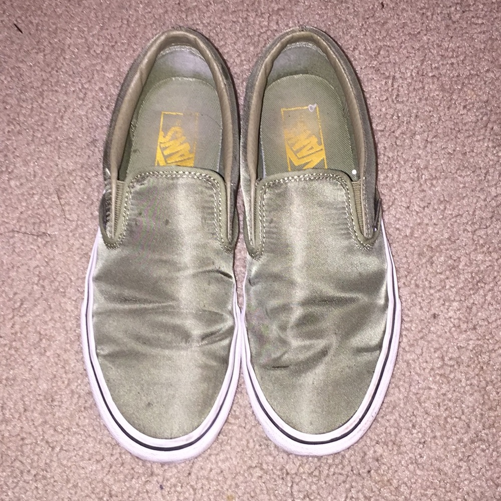 Army Green Silky Vans